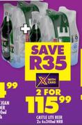 Castle Lite Beer-2 x 6x340ml NRB