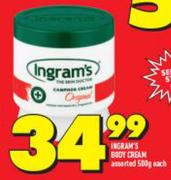 Ingram's Body Cream Assorted-500g