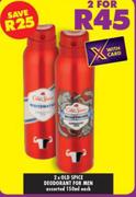 Old Spice Deodorant For Men Assorted-For 2 x 150ml