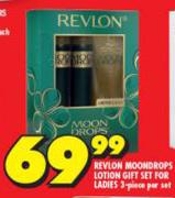 Revlon Moondrops Lotion Gift Set For Ladies (3 Piece)-Per Set