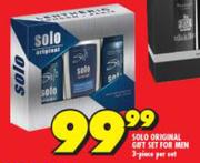 Solo Original Gift Set For Men (3 Piece)-Per Set