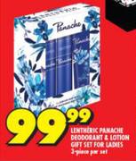 Lentheric Panache Deodorant & Lotion Gift Set For Ladies (3 Piece)-Per Set