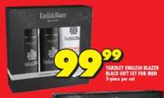 Yardley English Blazer Black Gift Set For Men (3 Piece)-Per Set