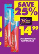 Colgate Extra Clean Toothbrush-Each