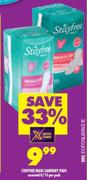 Stayfree Maxi Sanitary Pads Assorted-8/10 Per Pack