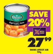 Rhodes Apricot Jam-900g