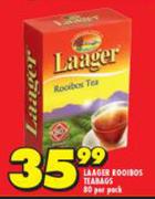Laager Rooibos Teabags-80 Per Pack
