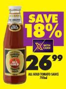 All Gold Tomato Sauce-700ml