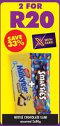 Nestle Chocolate Slab Assorted-2 x 80g