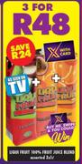 Liqui Fruit 100% Fruit Juice Blend Assorted-3 x 1Ltr
