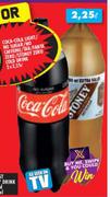 Coca-Cola Light/ No Sugar/ No Caffeine/ Tab/ Fanta Zero/ Stoney/ Zero Cold Drink-For 2 x 2.25Ltr