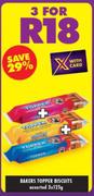 Bakers Topper Biscuits-3x125g