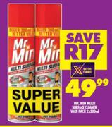 Mr Min Multi Surface Cleaner Value Pack-2 x 330ml