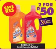 Mr Muscle Tile Cleaner Assorted-2 x 750ml