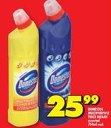 Domestos Multipurpose Thick Bleach Assorted-750ml Each