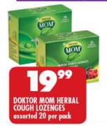 Doktor Mom Herbal Cough Lozenges Assorted-20's Per Pack
