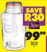Glass Jar With Tap (6Ltr)