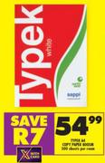 Typek A4 Copy Paper 80GSM 500 Sheets-Per Ream