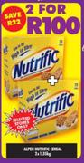 Alpen Nutrific Cereal-2 x 1.35kg