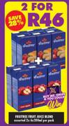 Fruitree Fruit Juice Blend Assorted-2 x 6x200ml Per Pack