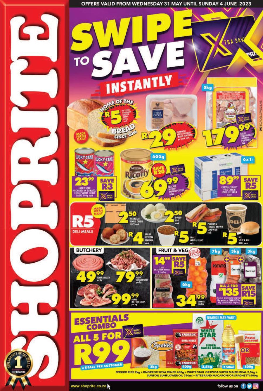 Shoprite Eastern Cape : Swipe To Save (31 May - 4 June 2023) — m.guzzle ...