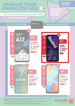 Edgars Mobile : Upgrade Your Phone For Less (03 October - 09 October 2022), page 1