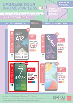 Edgars Mobile : Upgrade Your Phone For Less (03 October - 09 October 2022), page 1
