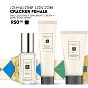 Jo Malone London Cracker Female 9ml Cologne + 15ml Hand Cream + 30ml Body Wash