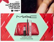 MAC M.A.Cximal Matte Lipstick, Lipglass Air + Lip Pencil