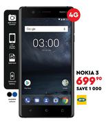 Nokia 3 4G Smartphone