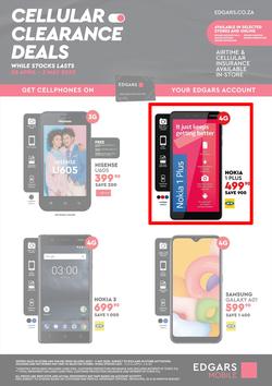 Edgars Cellular : Clearance Deals (28 April - 03 May 2022), page 1