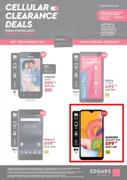 Edgars Cellular : Clearance Deals (28 April - 03 May 2022), page 1