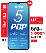Tecno Pop 5 LTE Smartphone