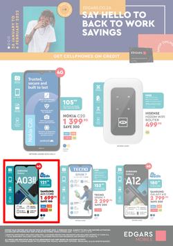 Edgars Cellular : Say Hello To Back To Work Savings (26 January - 6 February 2022), page 2