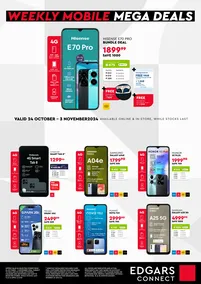 Edgars Connect : Weekly Mobile Mega Deals (24 October - 03 November 2024)