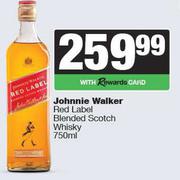 Johnnie Walker Red Label Blended Scotch Whisky-750ml