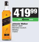 Johnnie Walker Black Label Blended Scotch Whisky-750ml