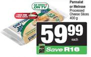 Parmalat Or Melrose Processed Cheese Slices-400g Each