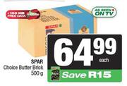 Spar Choice Butter Brick-500g