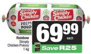 Rainbow Simply Chicken Polony-1Kg