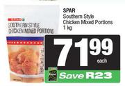 Spar Southern Style Chicken Mixed Portions-1kg