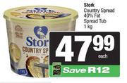 Stork Country Spread 40% Fat Spread Tub-1Kg