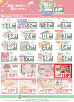 SPAR & SUPERSPAR Western Cape : Super Savings (20 January - 08 February 2026), page 7