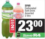 Spar Carbonated Soft Drink Assorted-For 2 x 2L