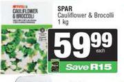 Spar Cauliflower & Brocolli-1Kg