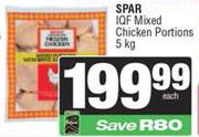 Spar IQF Mixed Chicken Portions-5Kg