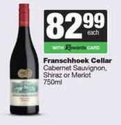 Franschhoek Cellar Cabernet Sauvignon,Shiraz Or Merlot-750ml