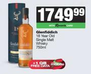 Glenfiddich 18 Year Old Single Malt Whisky-750ml