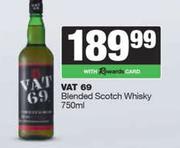 VAT 69 Blended Scotch Whisky-750ml