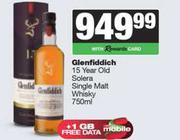 Glenfiddich 15 Year Old Solera Single Malt Whisky-750ml